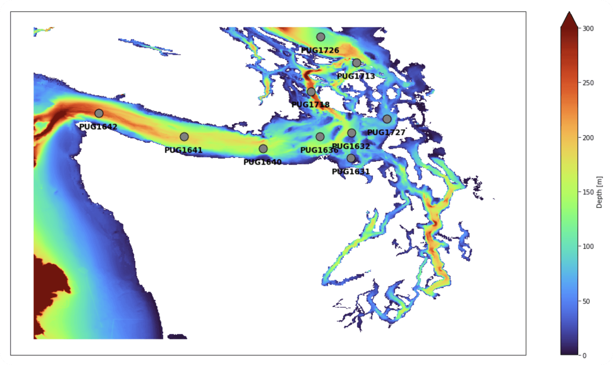 PredictWind Tidal Currennts Map