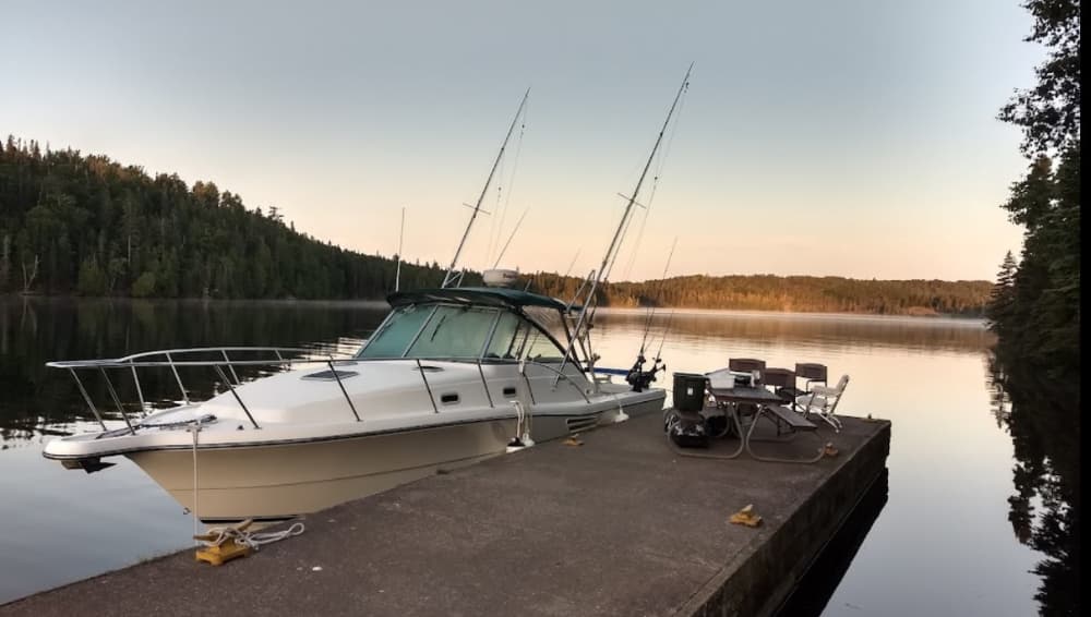 Chippewa Harbor dock