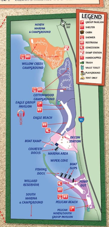 Willard Bay north Marina and campgrounds
