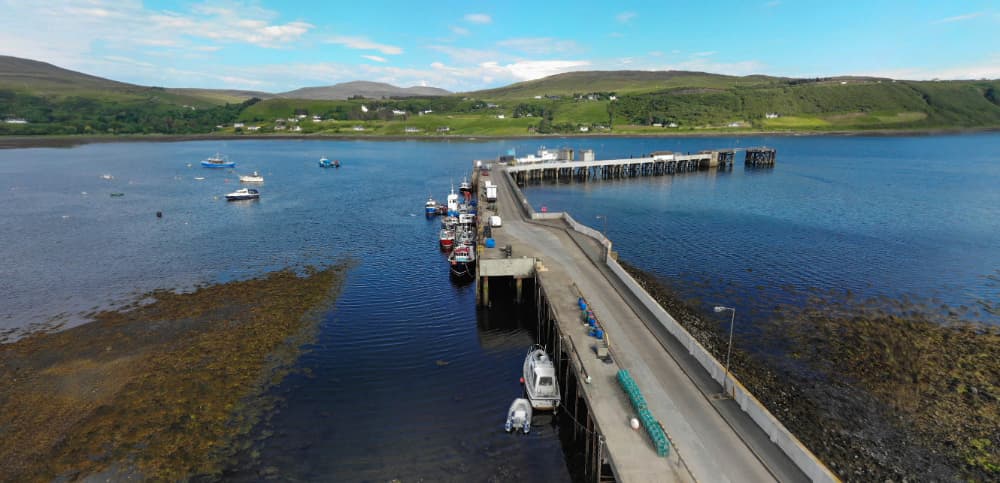 Uig harbour