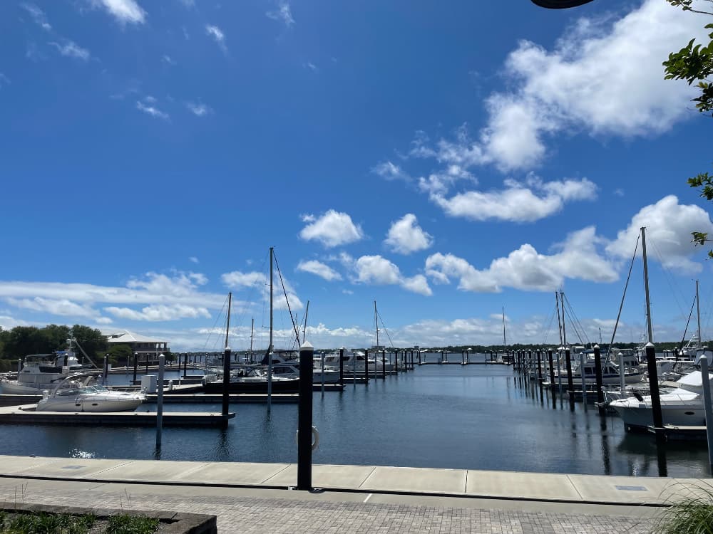 Excellent Marina. Floating docks. Fuel. Ship store. Clean restroom and showers. 
