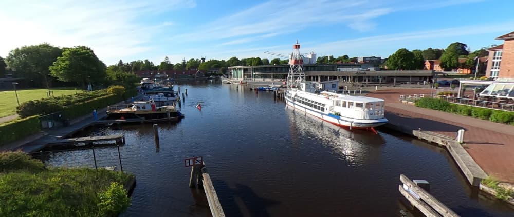 Aurich port - port city of East Friesland