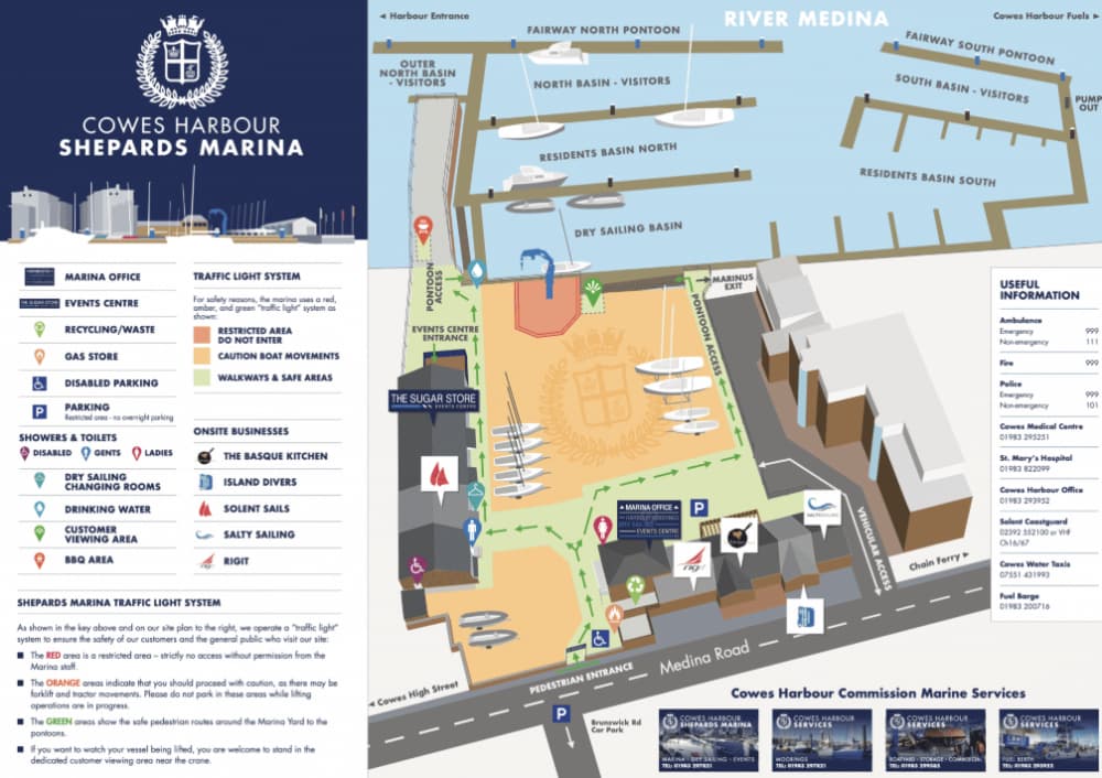 Cowes Harbour Shepards Marina