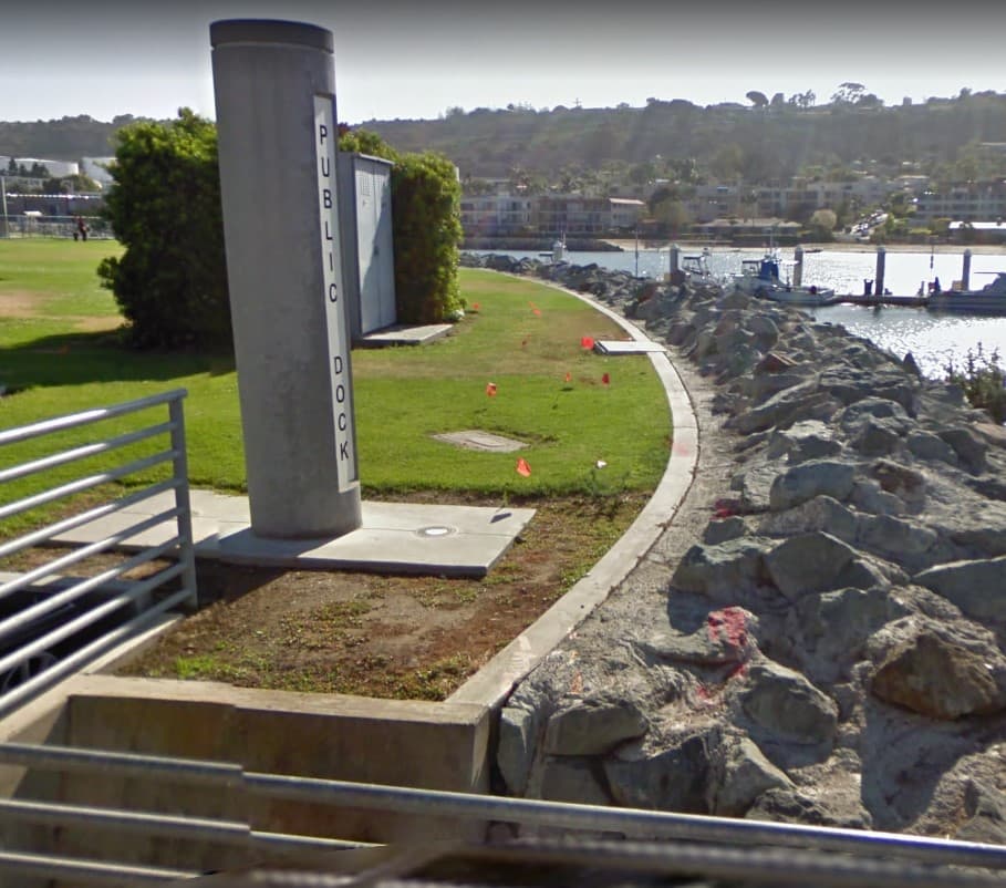 Shelter Island Police Dock